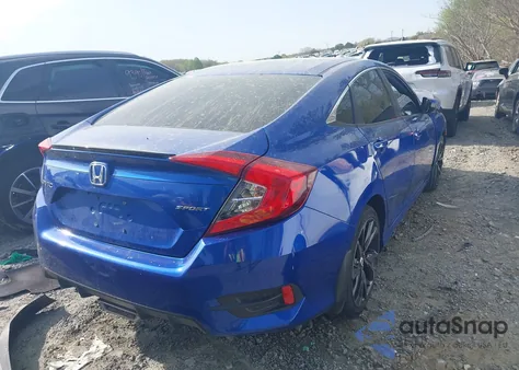 2019 Honda Civic Sport from USA, damaged, VIN 19XFC2F84KE047228